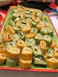 Mexican Roll Ups 1 8 Ounce Package Cream Cheese Softened 1 3 Cup Mayonaise I Ve Used Sour Cream With Ranc Food Yummy Appetizers Appetizer Recipes