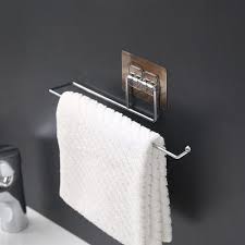 How to create a spa bathroom. Towel Bar Power Towel Holder Bath Towel Clothes Hanger Nail Free Wall Mount Towel Rack Holder Buy At A Low Prices On Joom E Commerce Platform