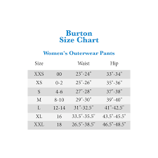 up to date burton womens snow pants size chart gerry womens