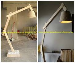 Pallet Floor Lamp By Alex Pallet Floors Wooden Floor Lamps