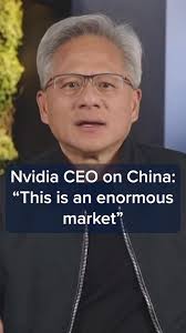 Nvidia CEO Jensen Huang discusses the importance of the China market: "This  is an enormous market." cnb.cx/3Z8AKw2