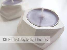 Diy faceted clay tea light holder | gathering beauty these geometric tea light holders are so fresh and modern. Geometric Faceted Clay Tea Light Holders 7 Steps With Pictures Instructables