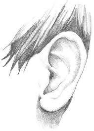First, draw a thick oval shape. Comic Reference Drawing Realistic Ears