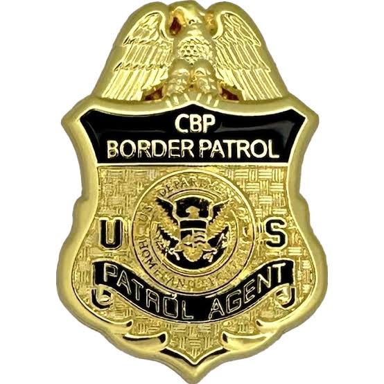 UNITED STATES CUSTOMS AND BORDER PROTECTION (CBP) BADGE LAPEL PIN: Border  Patrol Agent
