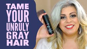 Hairstylists to recommend the best products for gray hair, including shampoos and conditioners from davines, illes, and christophe robin; Natural Gray Hair With Favorite Hair Styling Products Maryam Remias Youtube
