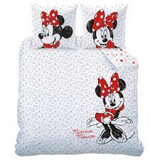 mickey minnie parure de lit housse de couette enfant fille garcon lesaccessoires fr housse de couette enfant parure de lit housse de couette