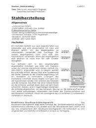 Schmelztemperatur und druck werden zusammen als schmelzpunkt bezeichnet, wobei dieser den zustand eines reinstoffes. Stahlherstellung