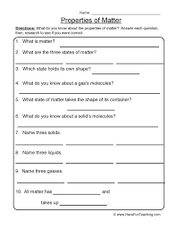 How To Teach States Of Matter Using Properties Of Matter Review Worksheet Students Answer Qu Properties Of Matter States Of Matter Worksheet Matter Worksheets