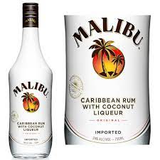 Malibu rum has an unmistakable coconut flavor that screams summertime. Malibu Original Caribbean Rum With Coconut Liqueur 750ml