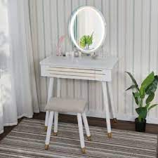 Saito vanity set with mirror. Dressing Table Without Mirror Wayfair