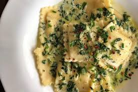 Creamy tomato sauce for ravioli. Ravioli In Creamy Garlic And Spinach White Sauce Tasty Kitchen A Happy Recipe Community