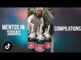 Mentos In Sodas Compilation Tiktok Youtube