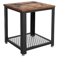 We did not find results for: Metal Frame End Table With Wooden Top And Wide Mesh Bottom Shelf Brown And Black Benzara Target