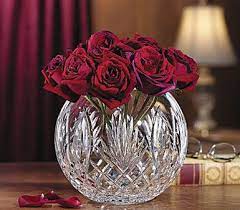 Waterford Master Artisan Rose Bowl Crystal Rose Waterford Crystal Crystals