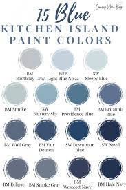 15 Blue Kitchen Islands Their Paint