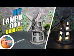 Gambar lampu belajar dari kardus. Cara Membuat Lampu Tidur Dari Kardus Bekas Bisako Channel