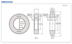 setting ring series 177 accessories for inside micrometers