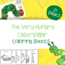 Download and print these very hungry caterpillar coloring pages for free. Very Hungry Caterpillar Coloring Worksheets Teaching Resources Tpt