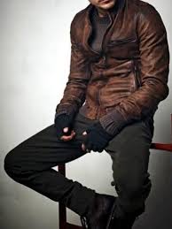 Brown Leather Jacket Winter Jacket Men Leather Jacket Men Brown Leather Jacket