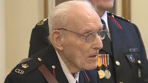 William Tilley honoured for 90 years of service with the CLB