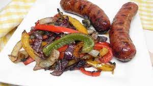 Grilled Italian Sausage With Peppers And Onions Recipe Grilled Italian Sausage Stuffed Peppers Peppers And Onions