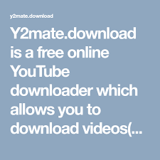 Y2mate is a great tradition of youtube video converter and downloader website. Y2mate Download Is A Free Online Youtube Downloader Which Allows You To Download Videos Mp4 And Audios Mp3 From Youtube Facebook Download Video Youtube Vevo
