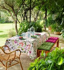 Urlaubsfeeling Im Garten Tischdecke Garten Tischdecke Grune Tischdecke