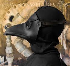 It is often seen as a symbol of death and disease. Plague Doctor S Mask In Black Leather Classic Etsy