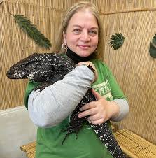 This is a Black & White Argentine Tegu Lizard named Rambo ...