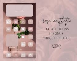 Rose Pink Neutral Aesthetic Ios 14 Ipados App Icons Ios14 Widget Cover Photos Widgetsmith Aesthetic App Icon Pack Aesthetic Icons Iphone App Icon App Ios App Icon