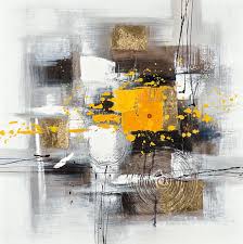 Une peinture abstraite sur toile entièrement exécutée par un artiste peintre expert dans l'art abstrait sera un élément clé de votre décoration murale car un tableau de peinture abstrait. Tableau Abstrait 60x60 Dore Peinture Acrylique Et Feuilles Metal Tableaux Toiles Pier Import