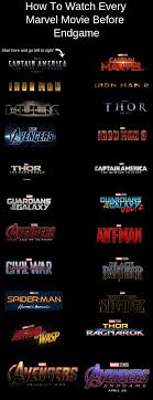 How To Watch Every Marvel Movie Before Endgame Marvel Movies Marvel Movies In Order Marvel Memes