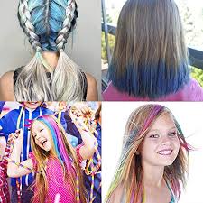 If your hair is dark brown or black, try a pigmented pink spray, like this one that's just $7 on amazon. Ezco 10 Color Hair Chalk Comb Temporary Washable Hair Color Dye Crayon Salon Set Safe For Makeup Birthday Party Gifts For Girls Kids Teen Pricepulse