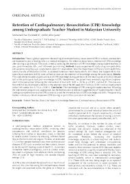 Information on basic life support (bls) procedure. Simulation In Medical Education Research Papers Academia Edu