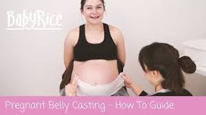 Pregnancy Belly Cast Easy To Follow How To Belly Cast Video Youtube
