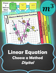 Linear Functions Choose A Method Linear Function Math Interactive Notebook Google Drive Math