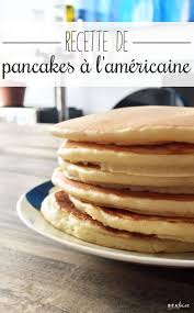 Recette De Pancakes A L Americaine Recipe Food Recipes Breakfast