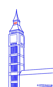 How To Draw Big Ben Step By Step Famous Places Landmarks Places Free Online Drawing Tutorial Added By Kingtuto Big Ben Clock Big Ben Drawing Big Ben Art