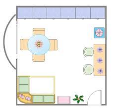 All the shared floor plan examples are in vector format, available to edit and customize. Dining Room Layout Free Dining Room Layout Templates