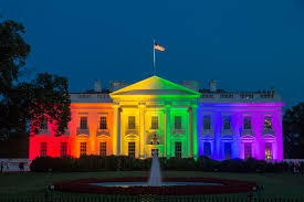 Де сім'я часто збирається разом? Love Wins Das Weisse Haus In Den Farben Des Regenbogens Der Spiegel