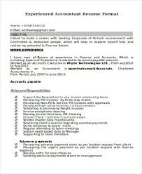 Obtain best resume format here. 38 Accountant Resumes In Doc Free Premium Templates