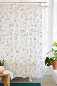 Cats Shower Curtain Cat Shower Curtain Urban Outfitters Curtains Unique Shower Curtain