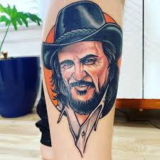 Waylon Jennings Forever⚡️ Tattoo