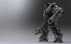 Black And White Robot Wallpaper Speaking Of Giant Robots This Is Impressive Modelling Work Robot Wallpaper Robot Background Robot Images