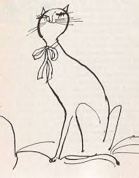 Tomi Ungerer Cat Art Cat Drawing Animal Illustration