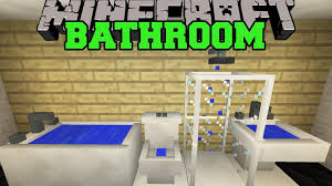 Minecraft Bathroom Toilet Shower Bathtub Sink More Mod Showcase Minecraft Toilet Minecraft House Designs Bathroom Toilets