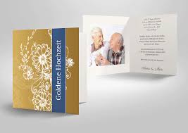 Gäste, die zu einer goldenen hochzeit eingeladen sind, können durch eine karte und ein geschenk ihre wertschätzung gegenüber dem ehepaar ausdrücken. Einladungskarten Goldhochzeit Texte Und Spruche