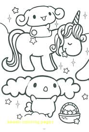Fun and cute coloring pages for your little one. Easy Kawaii Coloring Pages For Kids Drawing With Crayons