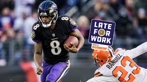 Here's baltimore ravens superstar qb lamar jackson apparently breaking some laws. Late For Work 5 9 Lamar Jackson Getting Love From Nfl Pundits