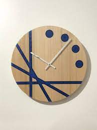 Moderno Legno E Orologio In Resina Resina Arte Arte Del Etsy Orologio A Parete Decorazione Orologio Da Parete Orologi In Legno